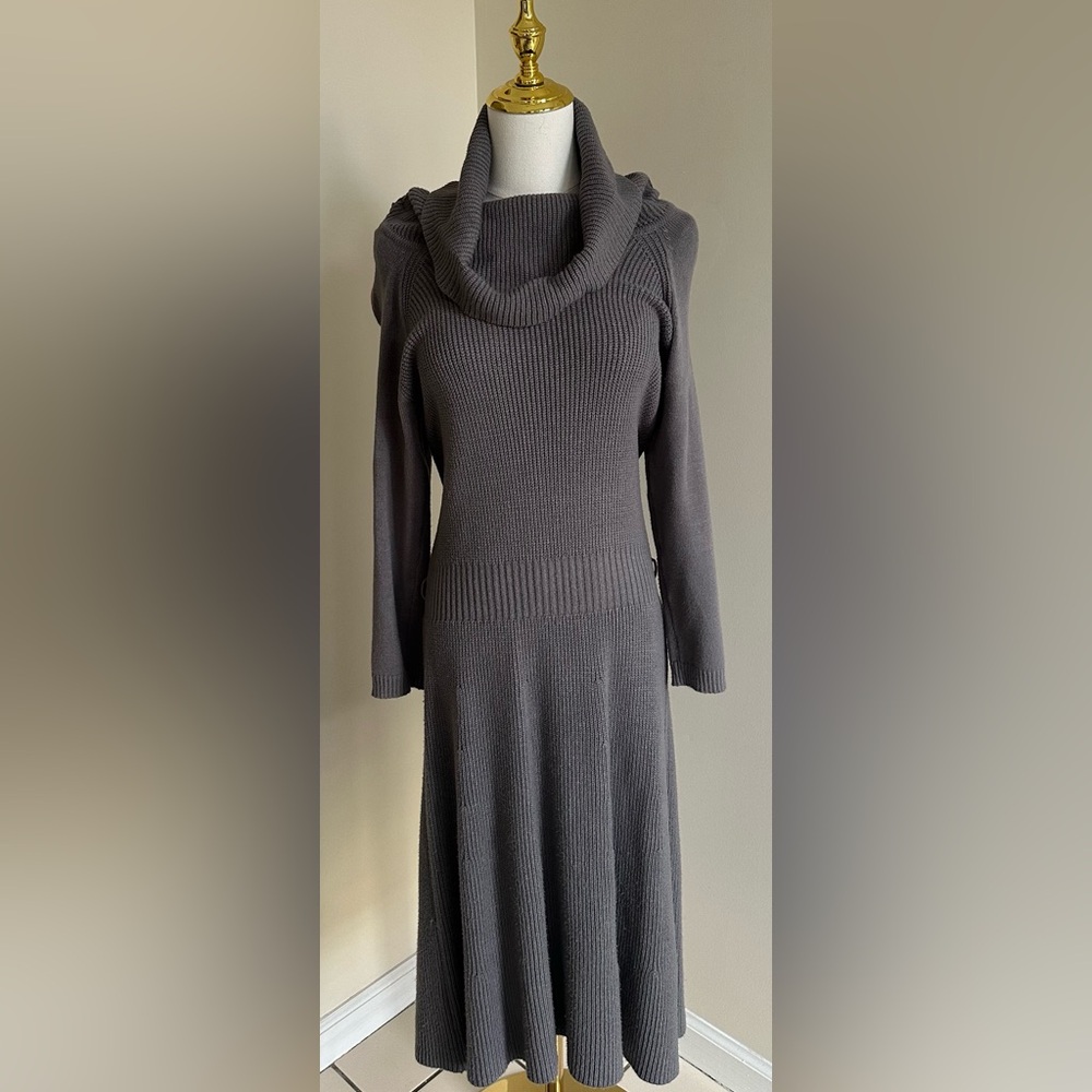 The Limited Gray Sweater Dress- Medium